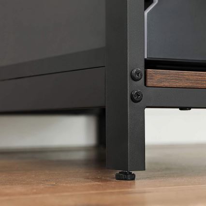 Pisaći stol SOLEA, smeđa/crna