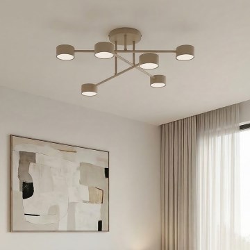 Plafonjera HALO 6xGX53/12W/230V bež