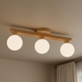 Plafonski luster ANTONIO 3xG9/5W/230V hrast/bijela