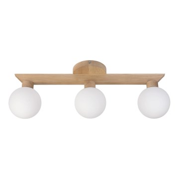 Plafonski luster ANTONIO 3xG9/5W/230V hrast/bijela