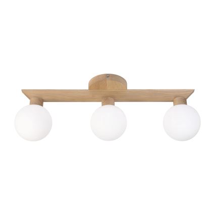 Plafonski luster ANTONIO 3xG9/5W/230V hrast/bijela