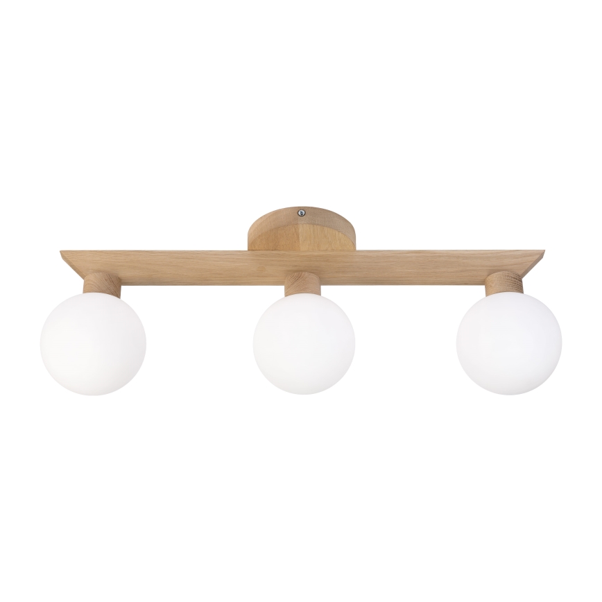 Plafonski luster ANTONIO 3xG9/5W/230V hrast/bijela