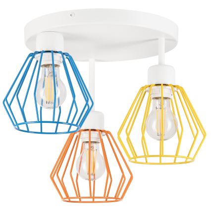 Plafonski luster AUDREY 3xE27/60W/230V u više boja