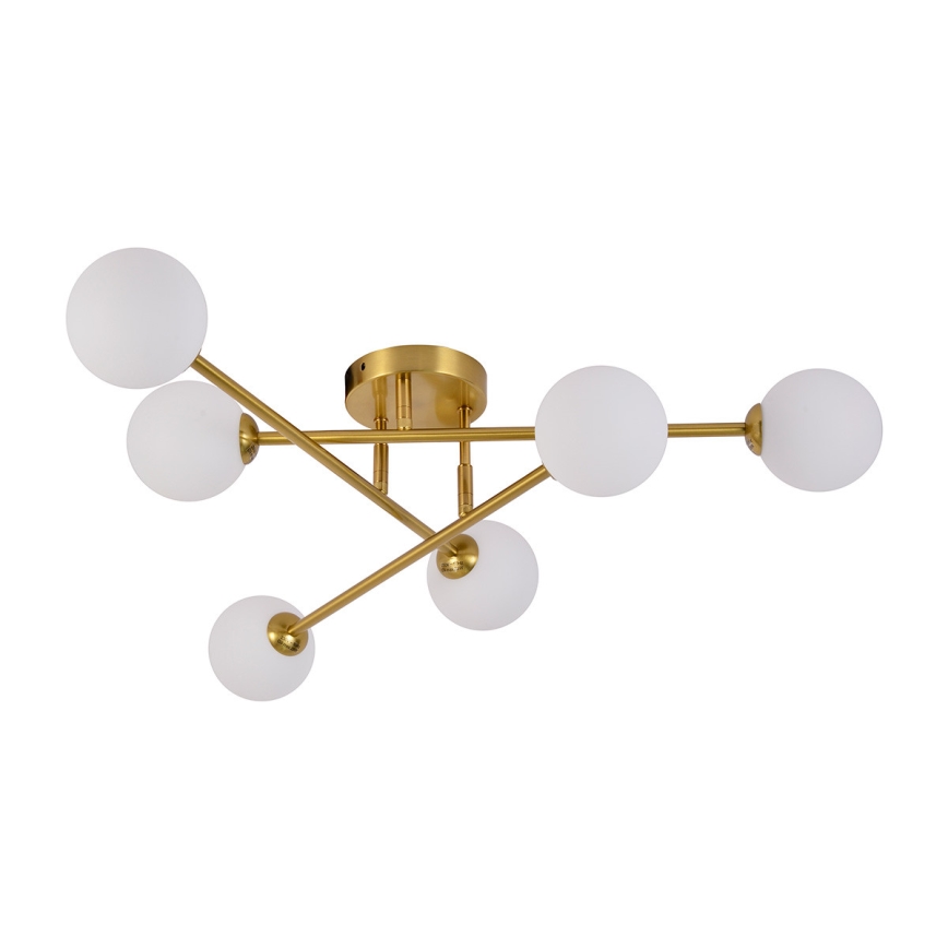 Plafonski luster DORADO 6xG9/28W/230V zlatni