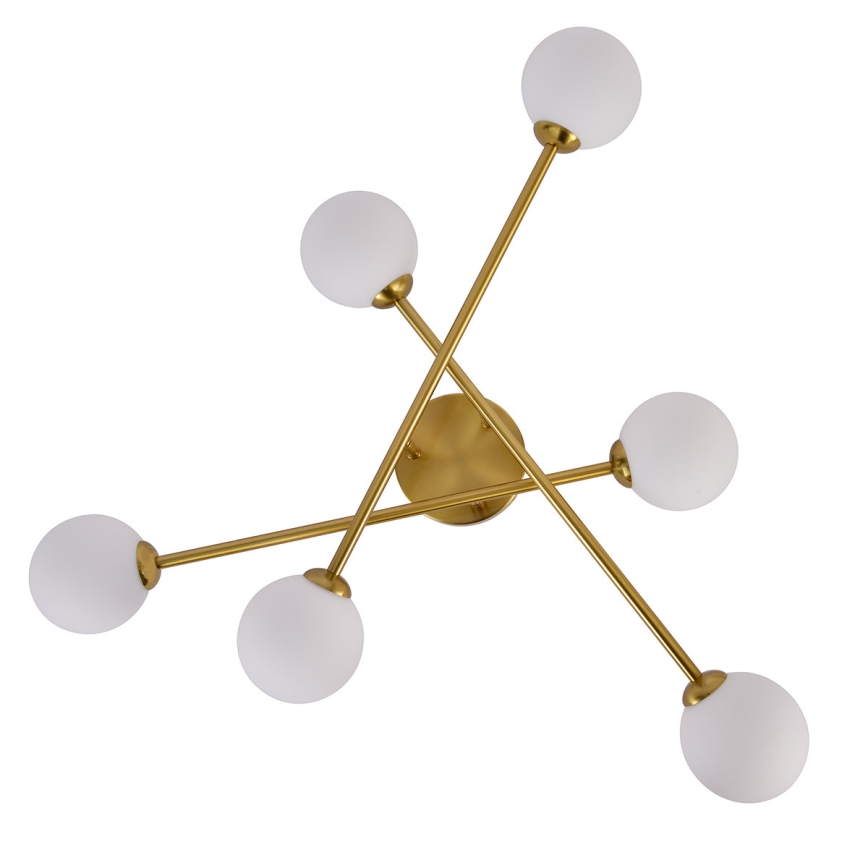 Plafonski luster DORADO 6xG9/28W/230V zlatni