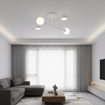 Plafonski luster HOLON 2xG9/8W/230V + 2xGX53/12W bijela