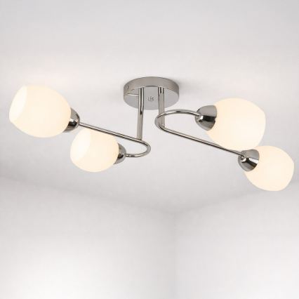 Plafonski luster KING 4xE27/15W/230V sjajni krom