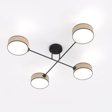 Plafonski luster MAGA 4xE14/10W/230V bež