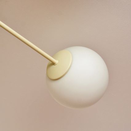 Plafonski luster MOON 4xE27/15W/230V krem