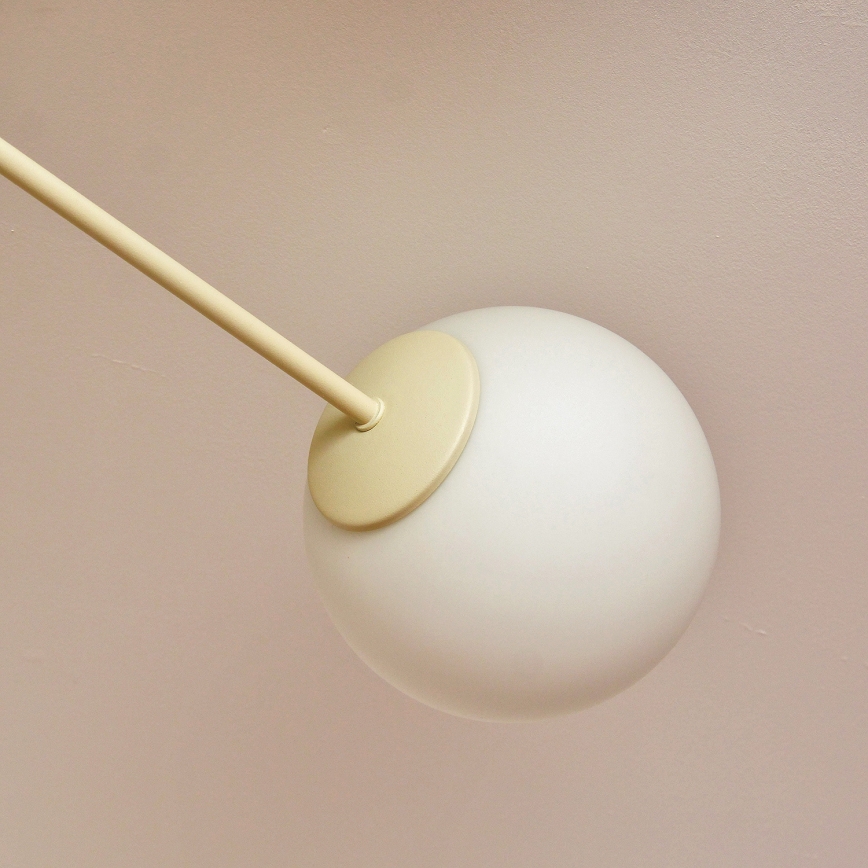 Plafonski luster MOON 4xE27/15W/230V krem