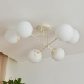 Plafonski luster MOON 6xE27/15W/230V krem