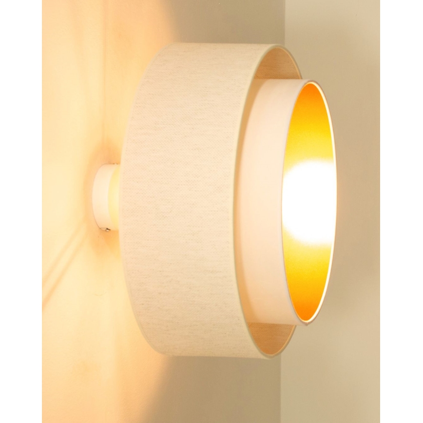 Plafonski luster NATIA 1xE27/60W/230V Ø 45 cm bijeli