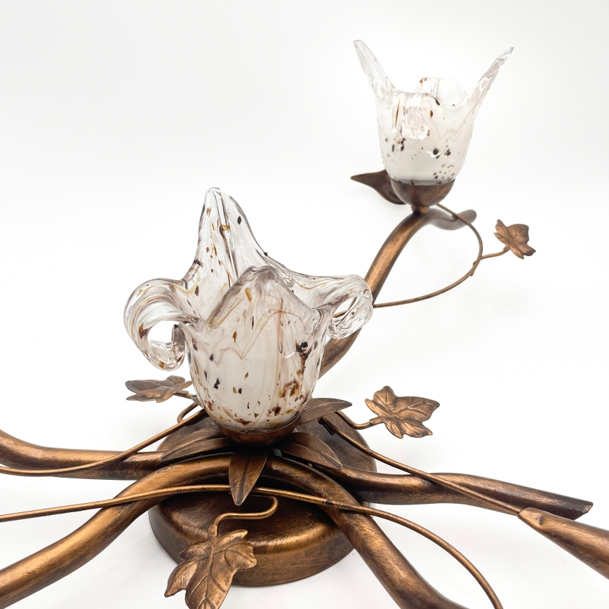 Plafonski luster ROZETA 4xE14/40W/230V brončani