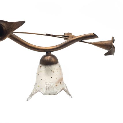 Plafonski luster ROZETA 4xE14/40W/230V brončani