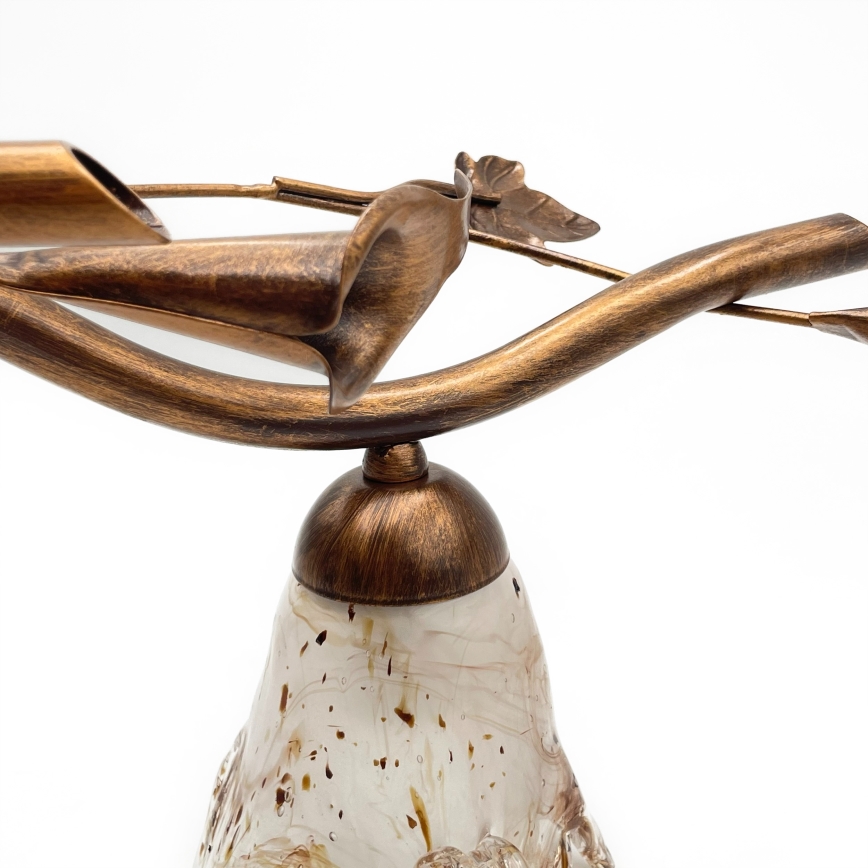 Plafonski luster ROZETA 4xE14/40W/230V brončani