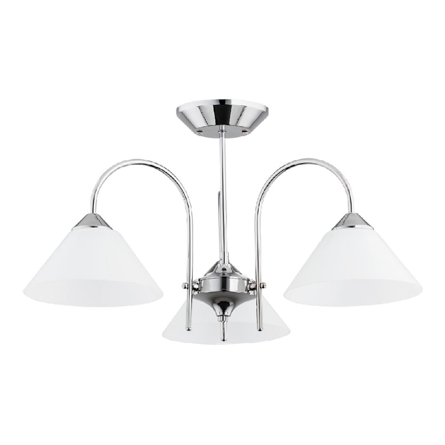 Plafonski luster TAPER 3xE27/15W/230V sjajni krom