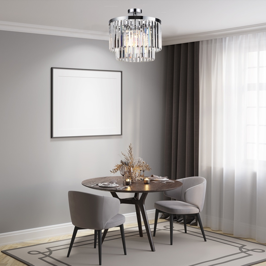 Plafonski luster VETRO 4xE14/40W/230V sjajni krom
