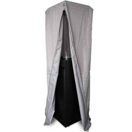 Planika - Vanjski plinski kamin 142x36 cm 8kW 1xAAA crna + zaštitni pokrov