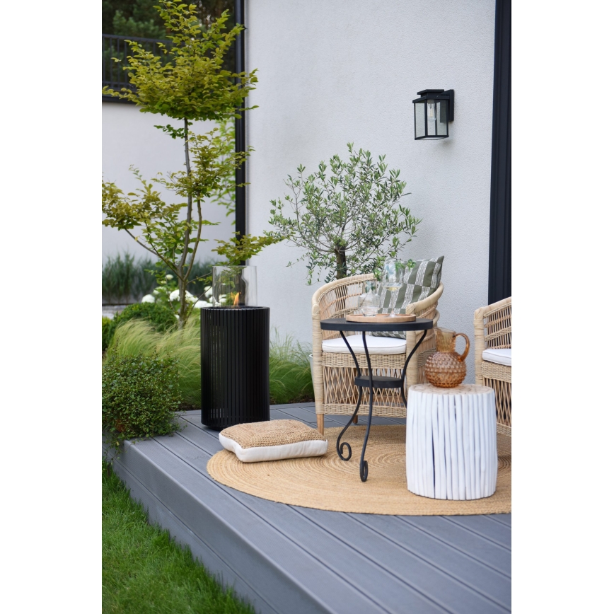 Planika - BIO kamin 87x37,6 cm 2,5kW crna + zaštitni pokrov