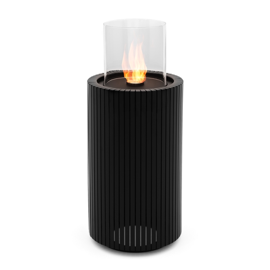 Planika - BIO kamin 87x37,6 cm 2,5kW crna + zaštitni pokrov