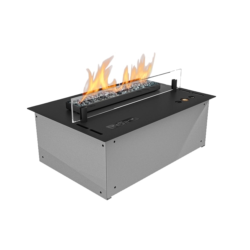 Planika - Ugrađeni BIO kamin na daljinsko upravljanje 19,1x38 cm 2,5kW/230V crna