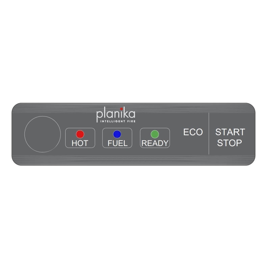 Planika - Ugrađeni BIO kamin na daljinsko upravljanje 19,1x38 cm 2,5kW/230V crna