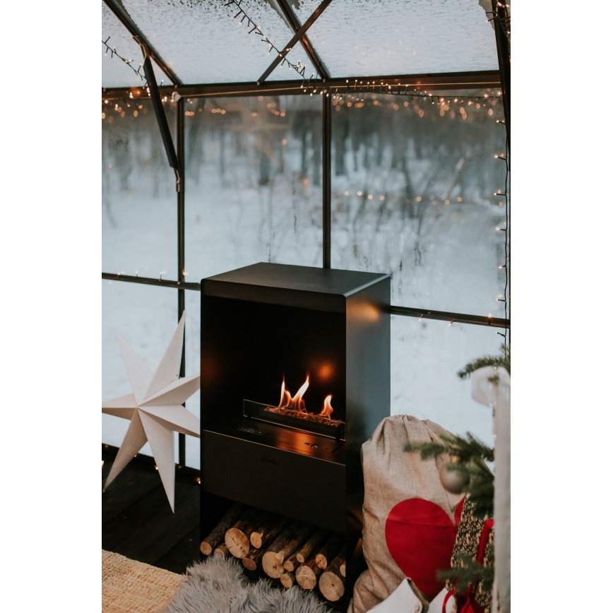 Planika - BIO kamin na daljinsko upravljanje 83,5x48 cm 2,5kW/230V crna