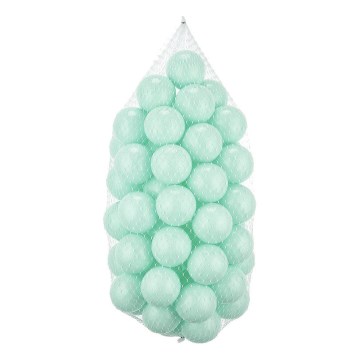Plastične loptice za igru 50 kom pr. 7 cm menta