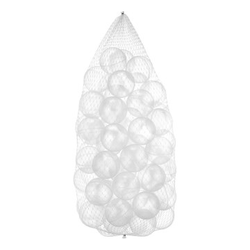 Plastične loptice za igru 50 kom pr. 7 cm prozirna