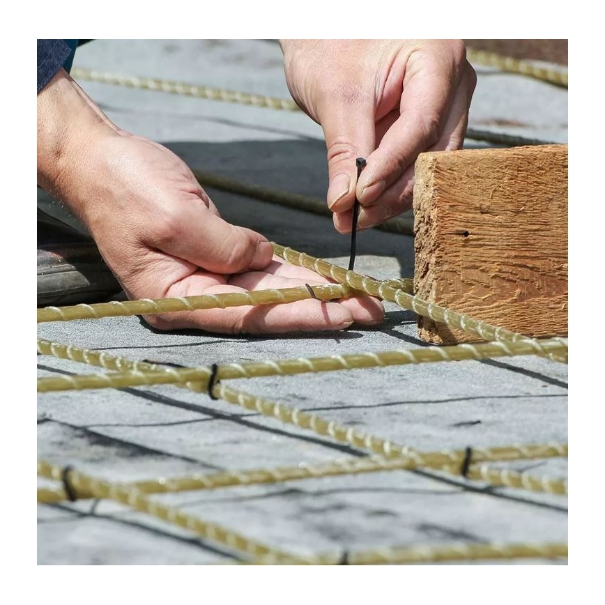 Plastične vezice 2,5x100mm 100 kom crna