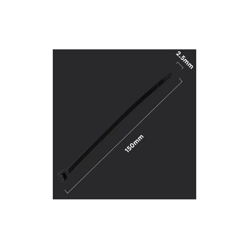 Plastične vezice 2,5x150mm 100kom crna