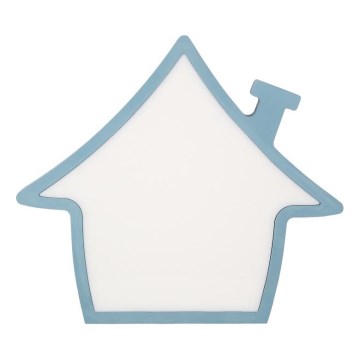 Plava LED dječja stolna lampa HOUSE LED/10W/230V