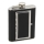 Pljoska s tabakerom 175 ml crna