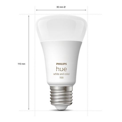 Startni komplet Philips Hue WHITE AND COLOR AMBIANCE 3xE27/9W/230V 2000-6500K + Hue bridge