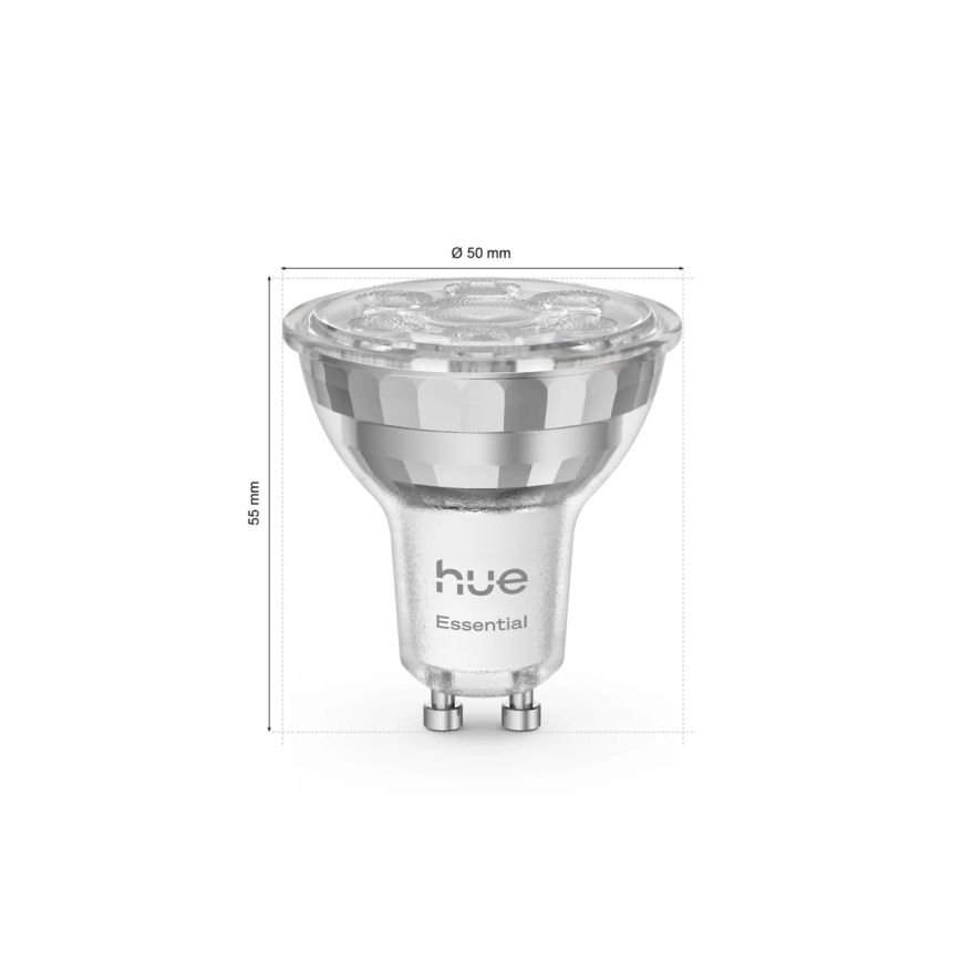 Početni paket Philips Hue White And Color Ambiance Essential 3xGU10/4,7W/230V 2200-6500K + uređaj za povezivanje