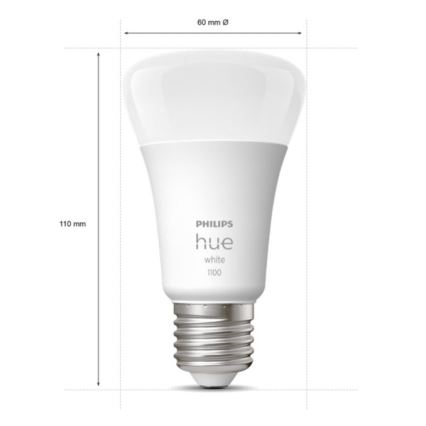 Početni komplet Philips Hue WHITE 3xE27/9,5W 2700K + Hue Bridge i prekidač za prigušivanje