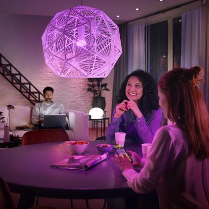 Početni komplet Philips Hue WHITE AND COLOR AMBIANCE 3xE27/9W 2000-6500K + Hue Bridge i Dimmer Switch