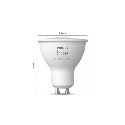Osnovni komplet Philips Hue WHITE AND COLOR AMBIANCE 3xGU10/4,2W/230V 2200-6500K + Hue bridge