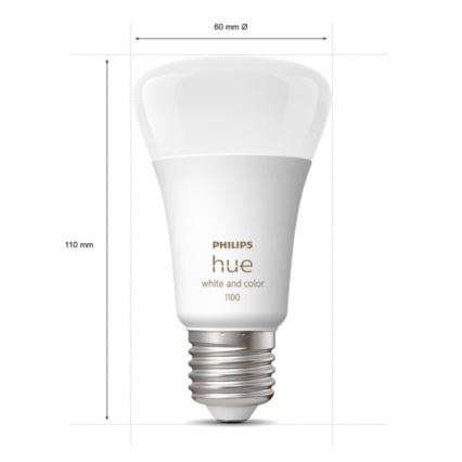 Osnovni paket Philips Hue WHITE AND COLOR AMBIANCE 3xE27/9W 2000-6500K + uređaj za povezivanje