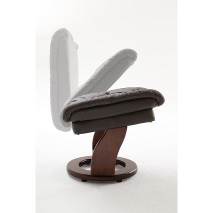 Podesiva fotelja HABI smeđa/orah