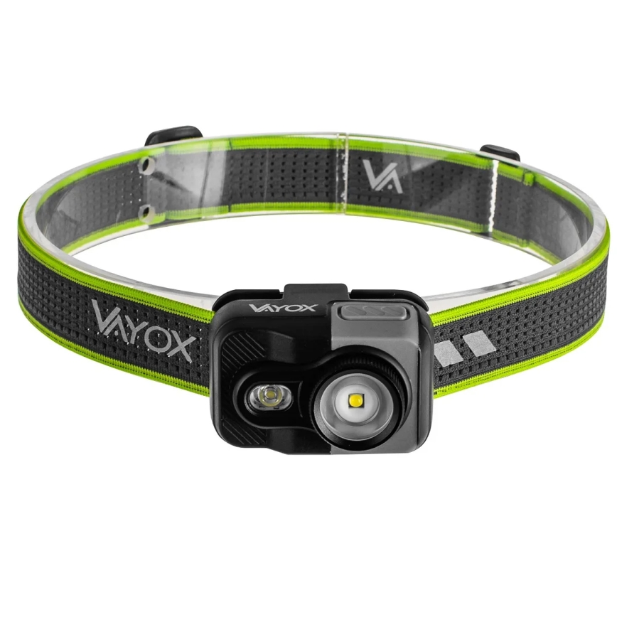 Podesiva LED punjiva čelna svjetiljka LED/10W/5V/3xAAA IP66 800 lm 1000 mAh