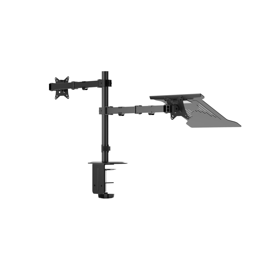 Podesivi držač za monitor i laptop LEVANO crna