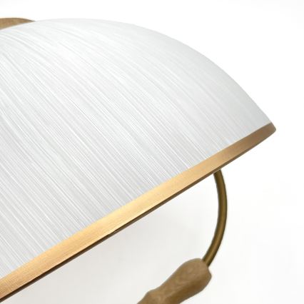 Podesivi luster RAMONA 1xE27/60W/230V smeđa/bijela/hrast