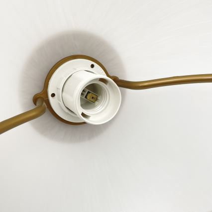 Podesivi luster RAMONA 1xE27/60W/230V smeđa/bijela/hrast