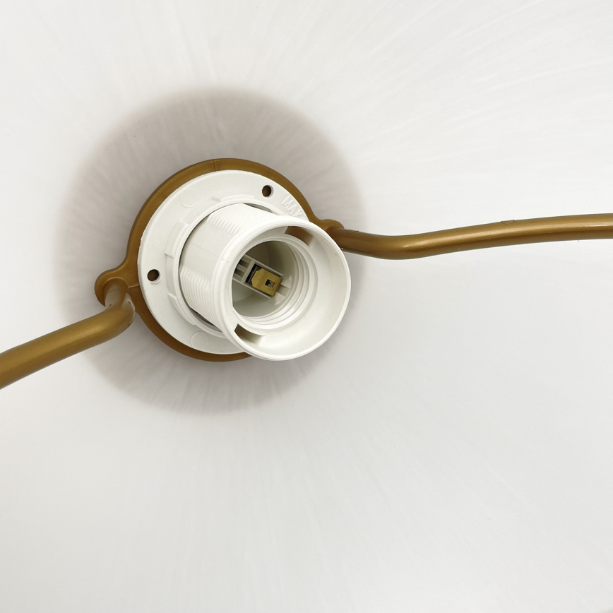 Podesivi luster RAMONA 1xE27/60W/230V smeđa/bijela/hrast