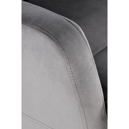 Podesivi sivi naslonjač FELIPE