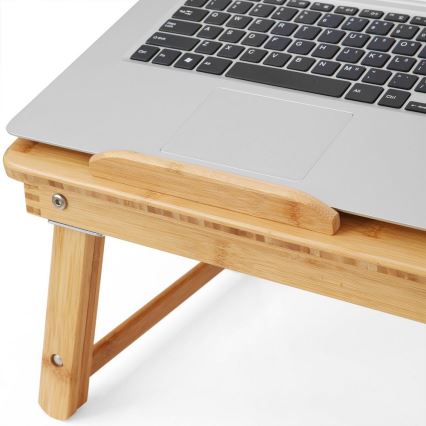 Podesivi stol LAT za laptop u krevetu, smeđi