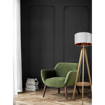 Podna lampa 1xE27/40W/230V bijela