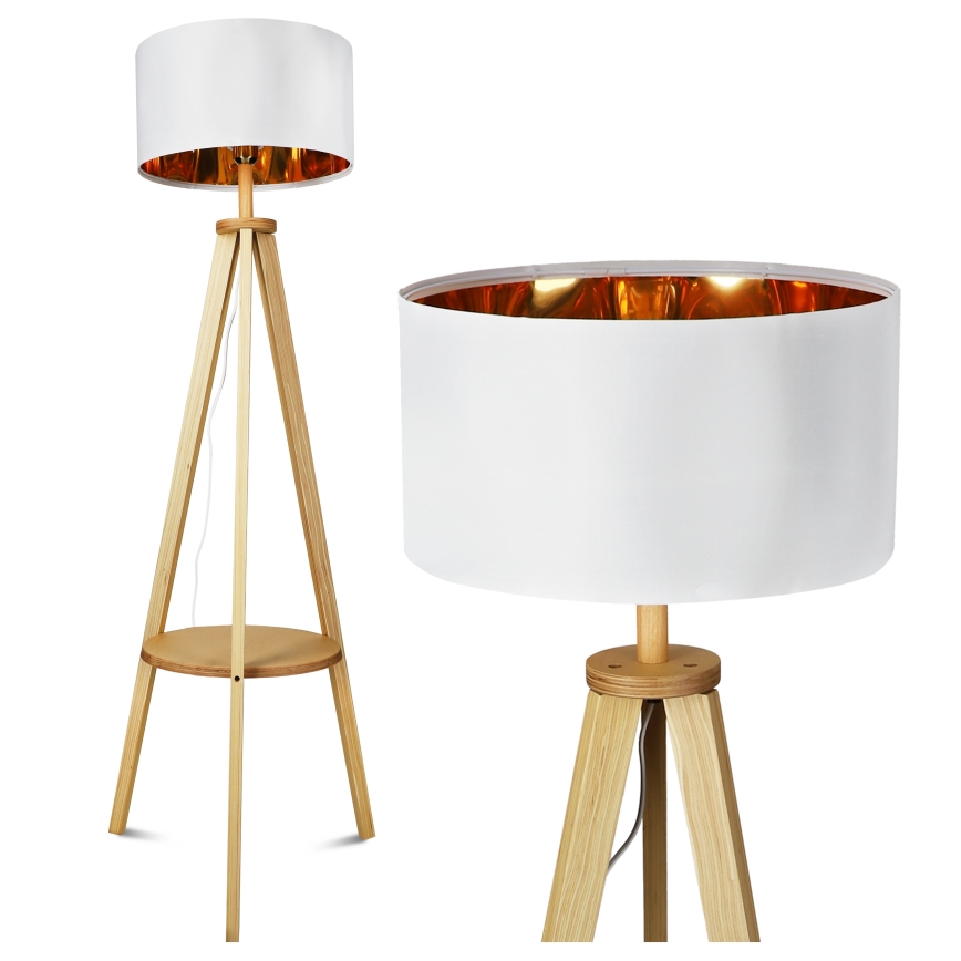 Podna lampa 1xE27/40W/230V bijela