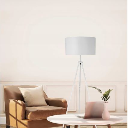 Podna lampa 1xE27/40W/230V bijela